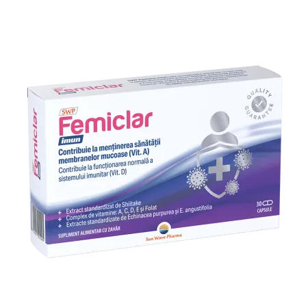 Poza produs Femiclar Imun, Sun Wave Pharma | 30 capsule