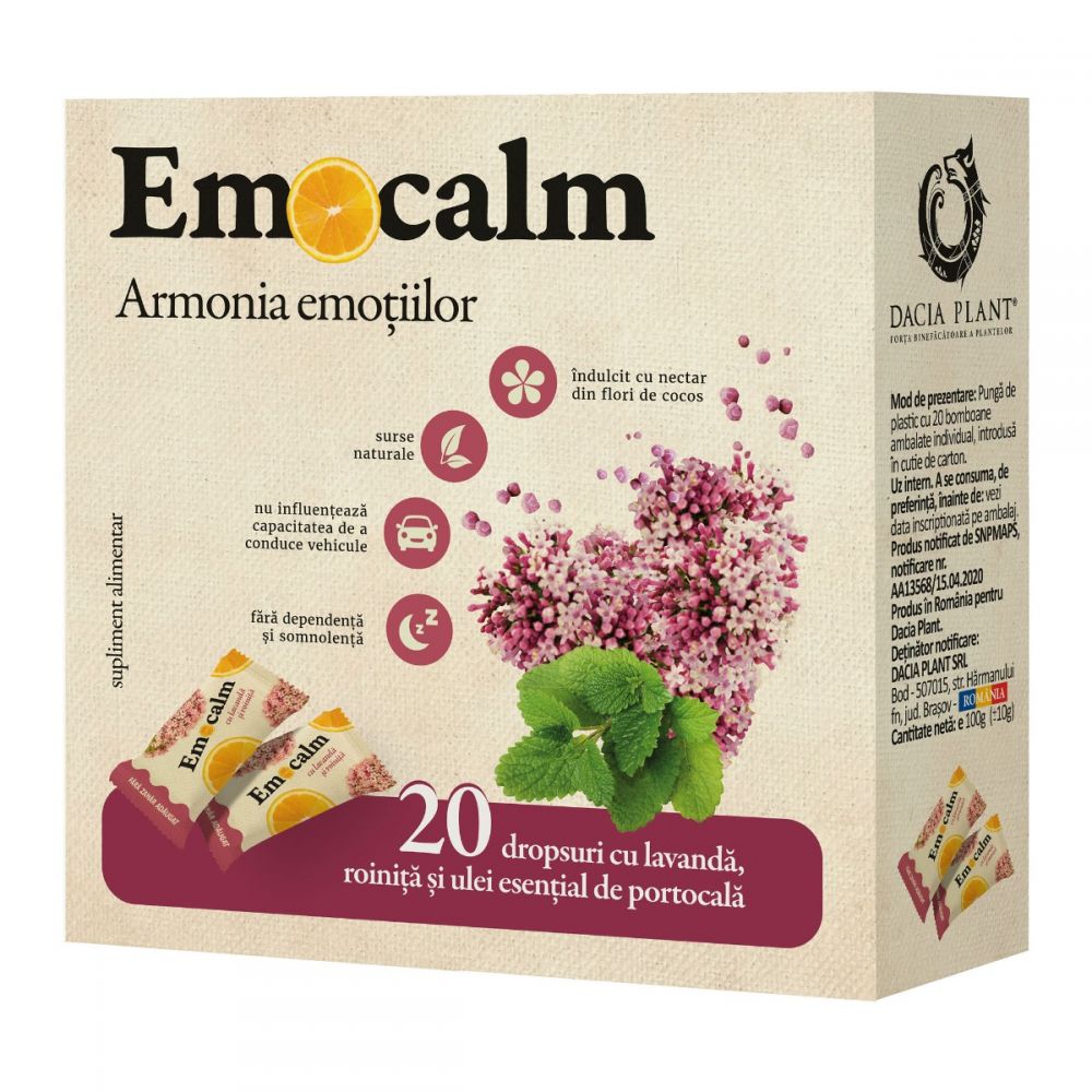 Poza produs EMOCALM DROPS X 20BUC