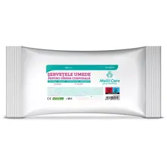 Servetele umede pentru igiena corporala Confort, Multi Care | 50 bucati