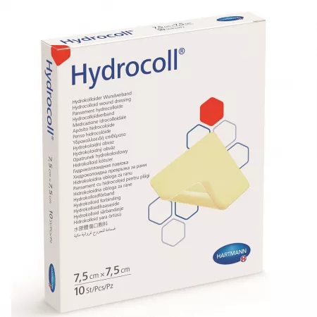 Poza produs Pansament Hydrocoll, 7,5 x 7,5 cm, Hartmann | 10 bucati