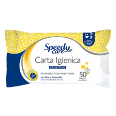 Hartie igienica umeda Speedy Care, O-PAC | 50 buc