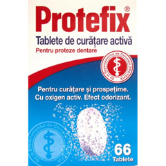 Tablete pentru curatarea protezei dentare Protefix | 66 tablete