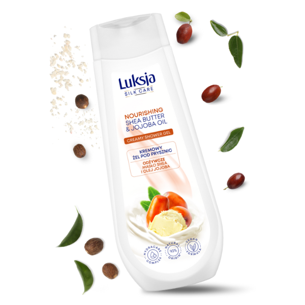 Poza produs GEL CREMA DE DUS SILK CARE NOURISHING UNT SHEA SI ULEI JOJOBA 500ML