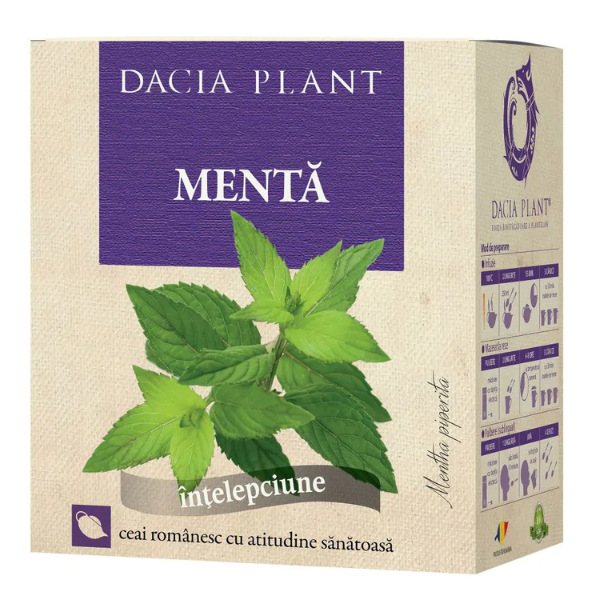 Poza produs Ceai Menta, Dacia Plant | 50 g