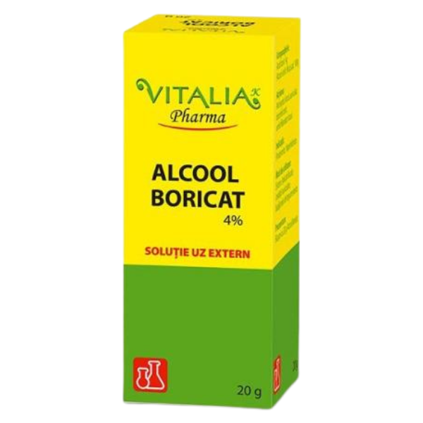 Poza produs Alcool boricat 4%, Viva Pharma | 20 g