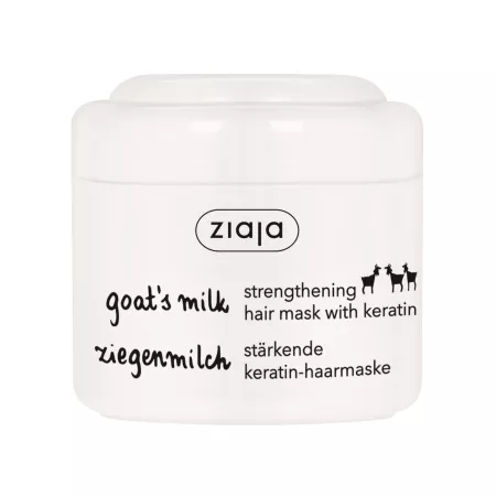 Poza produs Masca de par cu keratina si lapte de capra, Ziaja | 200 ml