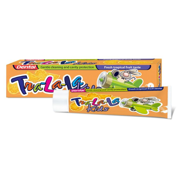 Poza produs Pasta de dinti pentru copii Tra-la-la Tropical, Rubella | 50 ml