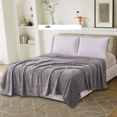 Patura UNI FLUTURI gri 200x230 cm, Ralex | 1 buc