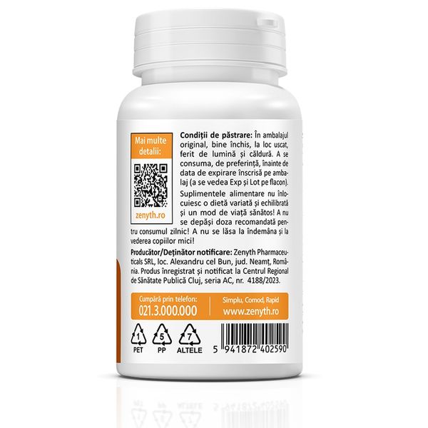 Poza produs Glycine, 1000 mg, Zenyth | 60 capsule