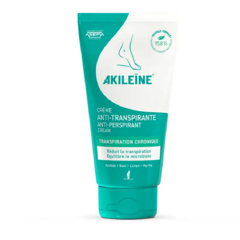 Crema antiperspiranta pentru picioare Akileine, Asepta | 75 ml