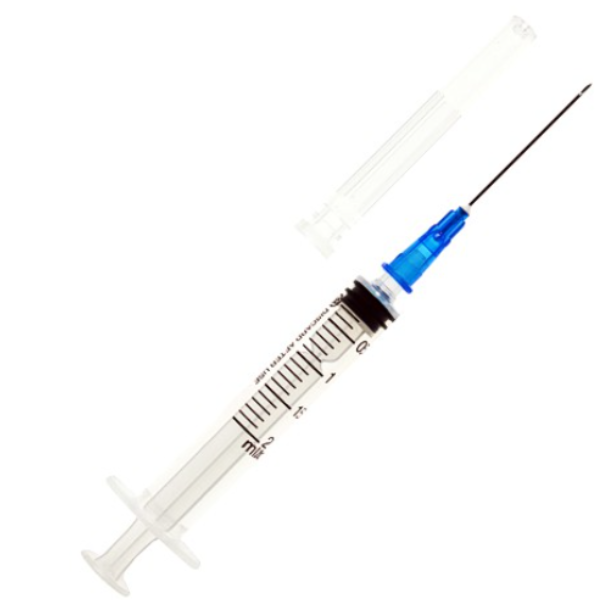 Poza produs Seringa 2 ml 3 componente de unica folosinta cu ac 23G, Narcis | 1 buc