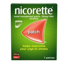 Nicorette Clear 25 mg/16 h, Mcneil Healthcare | 7 plasturi