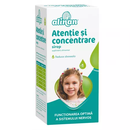 Poza produs Alinan Sirop atentie si concentrare | 150 ml