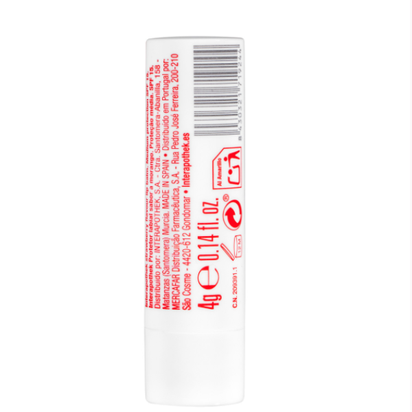 Poza produs Balsam de buze cu aroma de capsuni SPF15, Interapothek