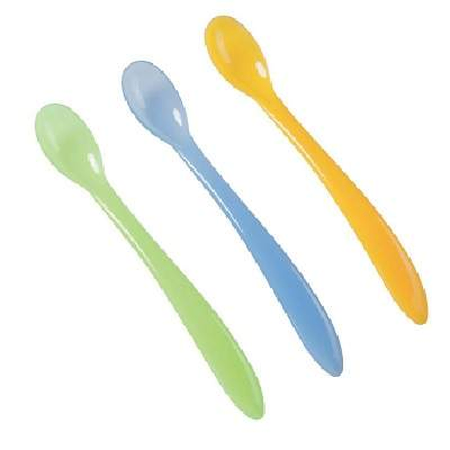 Set lingurite cu coada lunga pentru sugari, Baby Nova | 1 set x 3 lingurite — poza produs 2/2