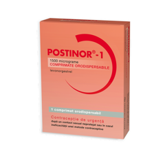 Postinor-1 1500 micrograme, Gedeon Richter | 1 comprimat orodispersabil