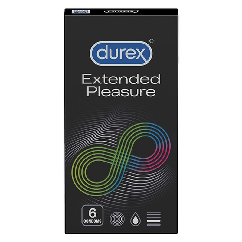 Poza produs Prezervative Durex Extended Pleasure, 6 bucati