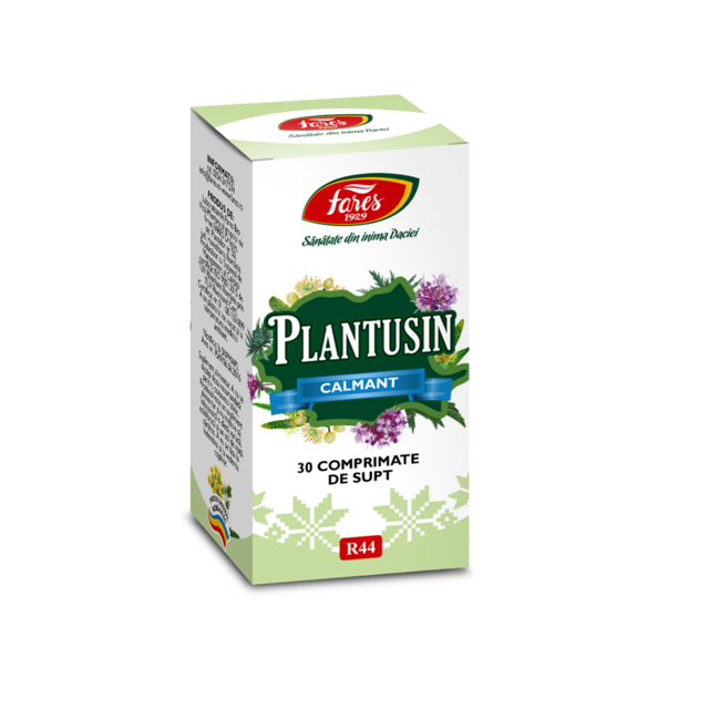 Poza produs Plantusin, R44, Fares | 30 comprimate