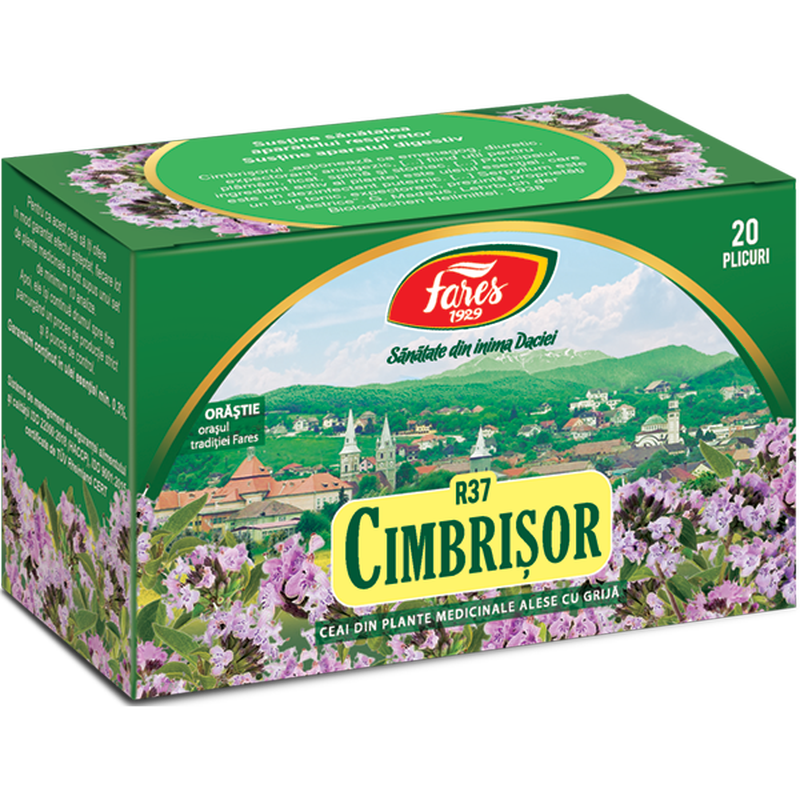 Poza produs Cimbrisor, iarba, R37, ceai la plic, Fares | 20 plicuri