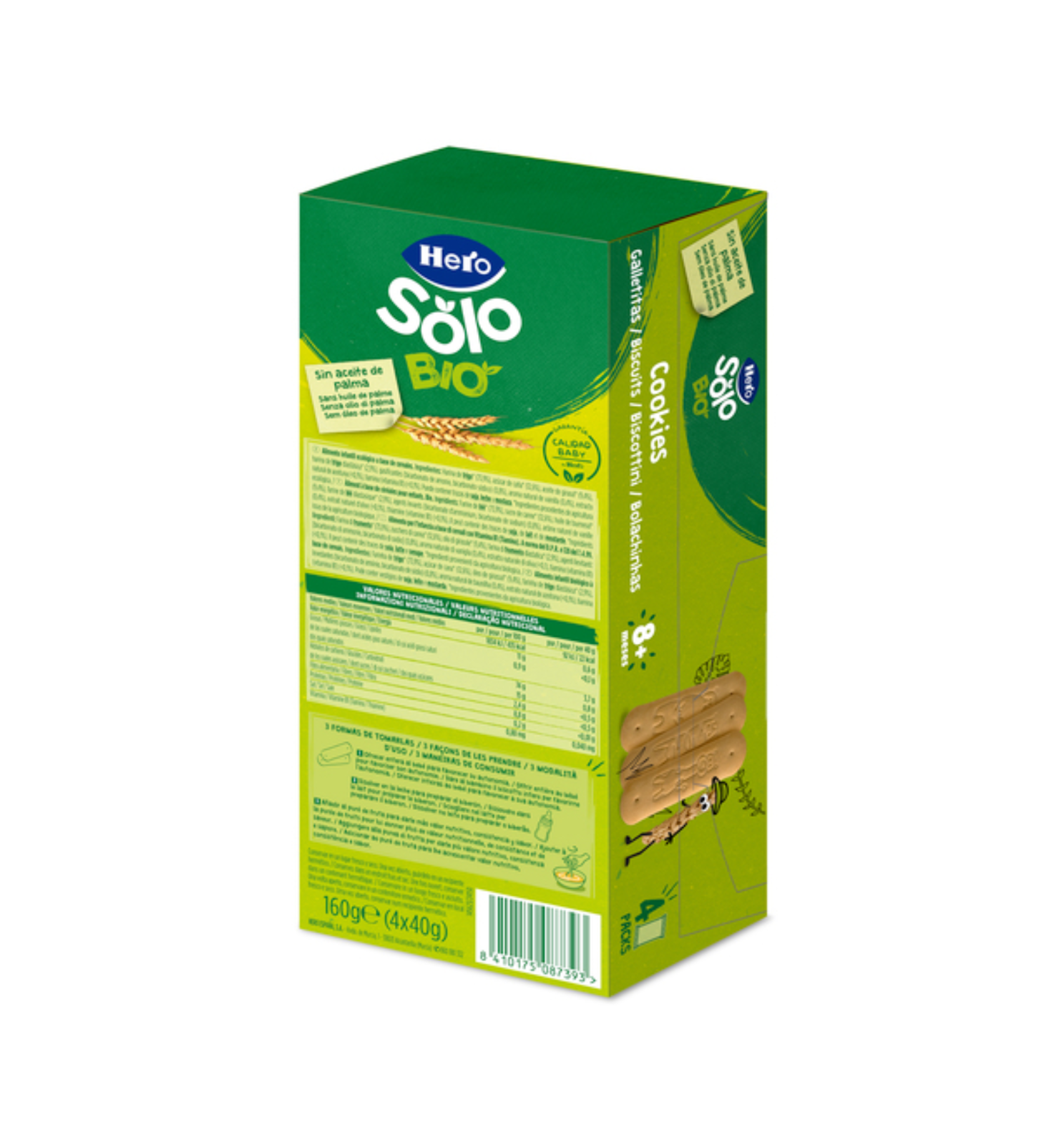 Poza produs Biscuiti Bio Solo 8+ luni, Hero | 160 g