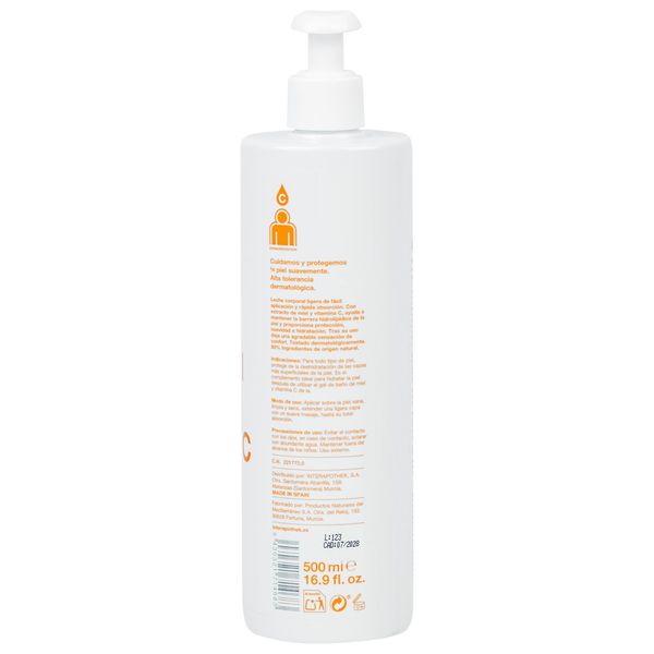 Lapte de corp cu miere si Vitamina C, Interapothek | 500 ml — poza produs 2/2