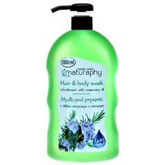 Sampon si gel de dus cu Ulei esential de Rozmarin Naturaphy Herbal, Blux | 1L