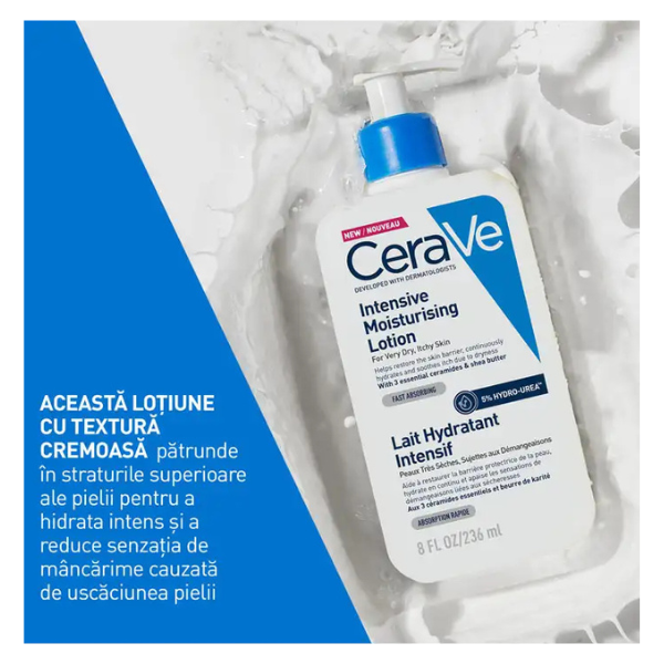 Poza produs Lotiune Intens Hidratanta pentru fata si corp, CeraVe | 236 ml