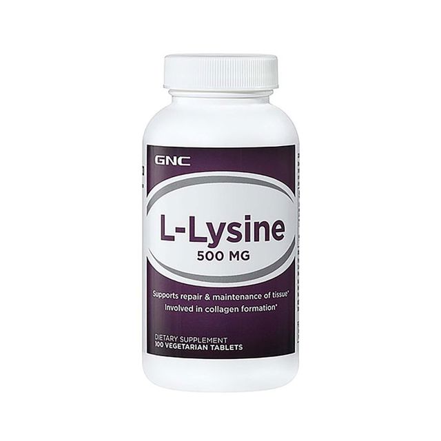 Poza produs GNC L-lysine 500 Mg, L-lizina | 100 Tb