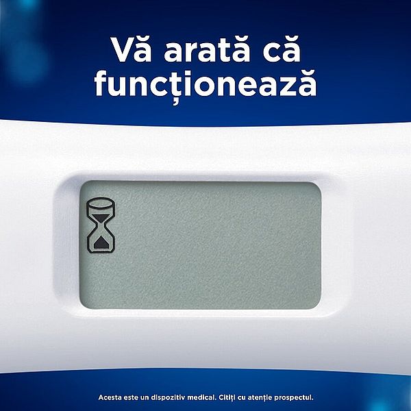 Test de sarcina digital cu indicator de saptamani, Clearblue | 1 bucata — poza produs 3/10