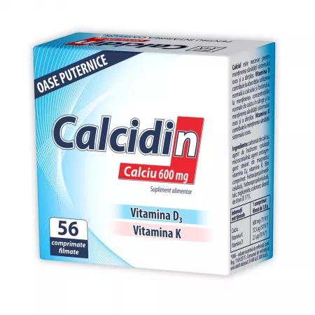Poza produs Calcidin, Zdrovit | 56 comprimate