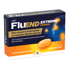 FluEnd Extreme cu aroma de portocale, Sun Wave Pharma | 16 comprimate