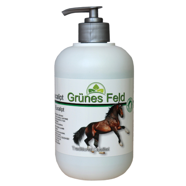 Poza produs Gel Puterea Calului cu extract de eucalipt Grunes Feld, Elina Med | 500 ml