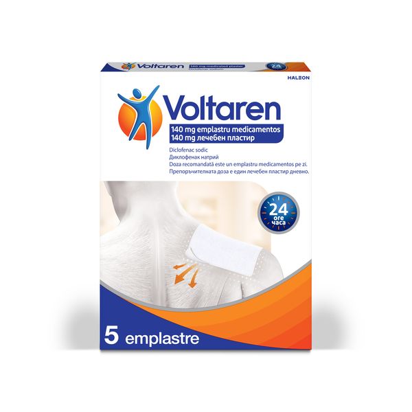 Poza produs Voltaren emplastru 140 mg, Haleon | 5 bucati