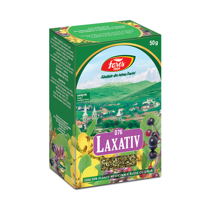 Poza produs Ceai Laxativ, Fares | 50 g