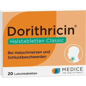 Poza produs Dorithricin Menta 0,5 mg/1,0 mg/1,5 mg, Medice Pharma | 20 comprimate