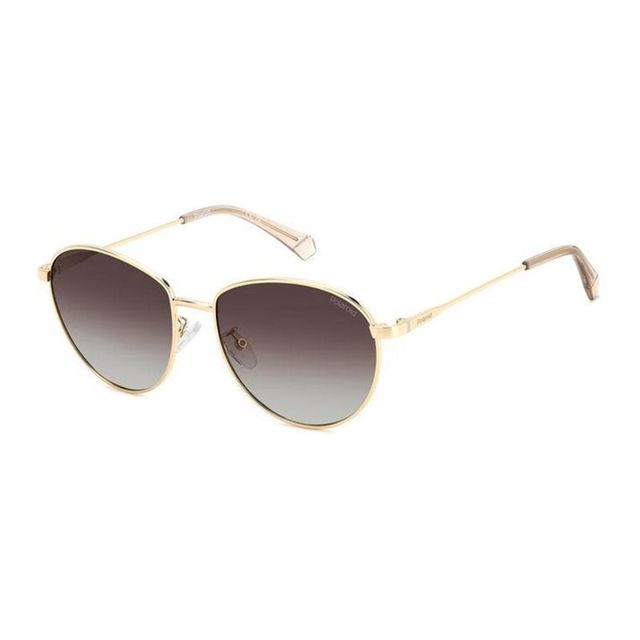 Poza produs Ochelari de soare pentru femei PLD 4171/G/S/X 01Q/LA Gold Brown, Polaroid | 1 buc