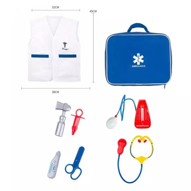 Poza produs Set doctor cu halat, Fun Toys | 8 piese