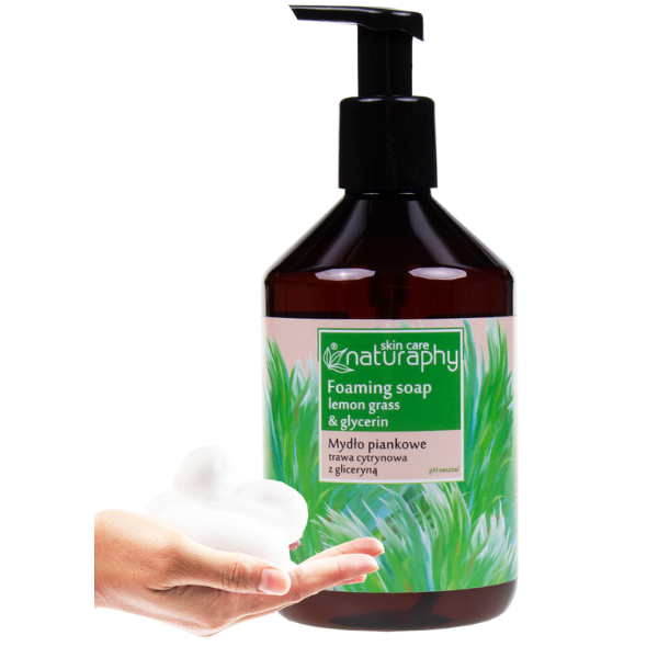 Poza produs Sapun-spuma Lemongrass si Glicerina Naturaphy, Blux | 500 ml