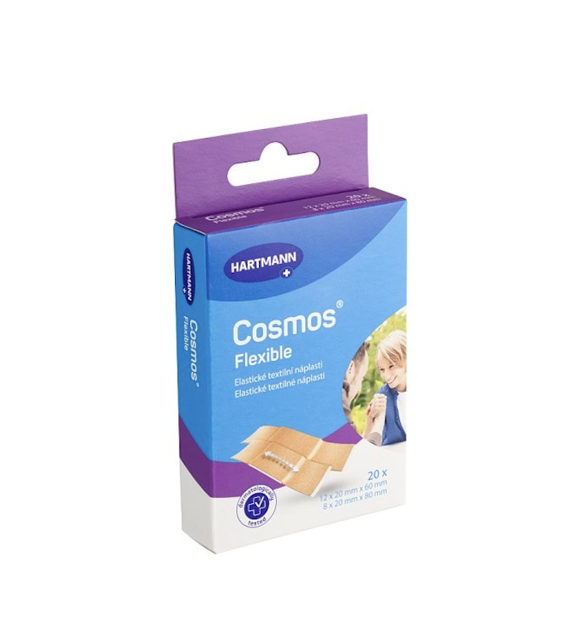 Poza produs PLASTURI COSMOS FLEXIBLE ELASTICI 2 DIMENSIUNI 20BUC