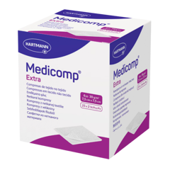 Comprese sterile Medicomp Extra, 7,5 x 7,5 cm, Hartmann | 25 bucati