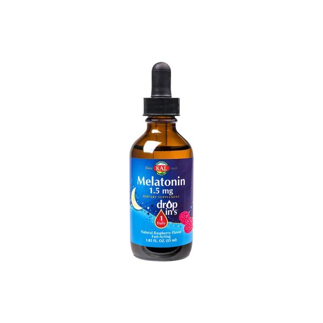 Poza produs KAL Melatonin DropIns 1.5mg | 55 ml