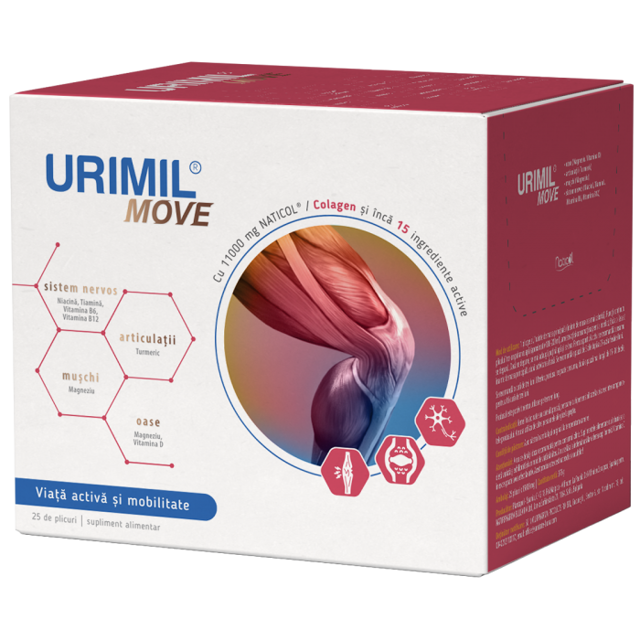 Poza produs Urimil Move, Naturpharma | 25 plicuri