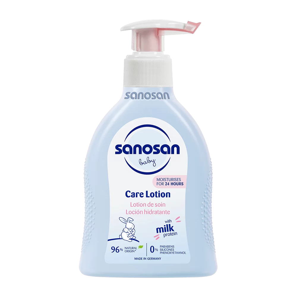 Poza produs Lotiune de ingrijire pentru bebelusi, Sanosan Baby | 200 ml
