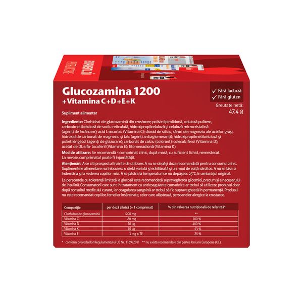 Doppelherz System kollagen 11.000 curcuma + ghimbir + Doppelherz Aktiv glucozamina 1200MG, Queisser Pharma | 30 flacoane + 30 comprimate  — poza produs 3/4