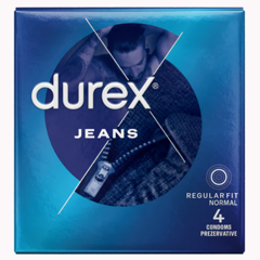 Prezervative Durex Jeans, Reckitt Benckiser | 4 buc