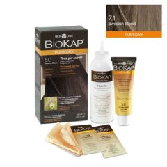 Vopsea de par Swedish Blond 7.1 Nutricolor, Biokap | 140 ml