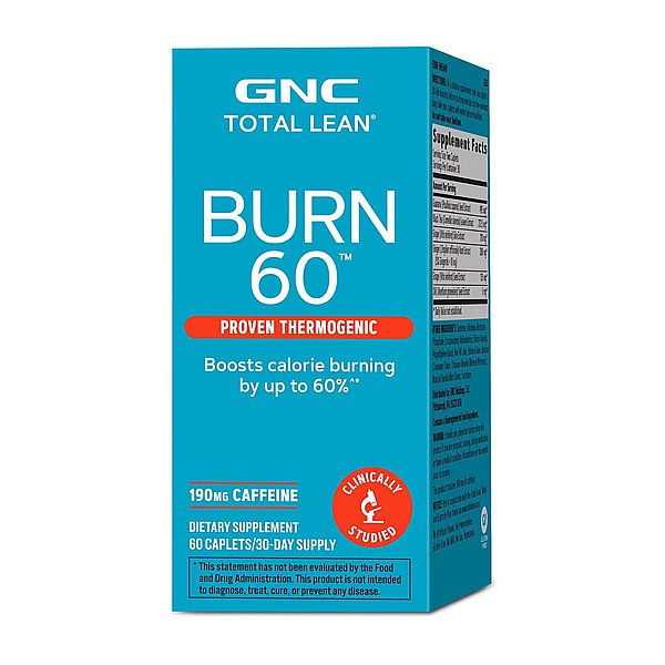 GNC Total Lean Burn 60, Formula Termogenica Pentru Stimularea Metabolismului | 60 tb — poza produs 3/6