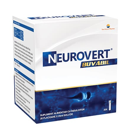 Poza produs Neurovert buvabil, Sun Wave Pharma | 20 flacoane