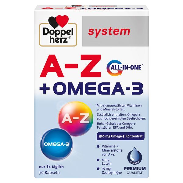Poza produs A-Z + Omega 3, Doppelherz System | 30 capsule