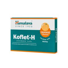 Koflet-H cu aroma de portocale, Himalaya | 12 pastile